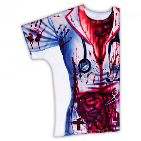 Camiseta Mujer Enfermera Zombie