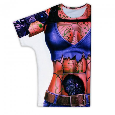 Camiseta Mujer Robot